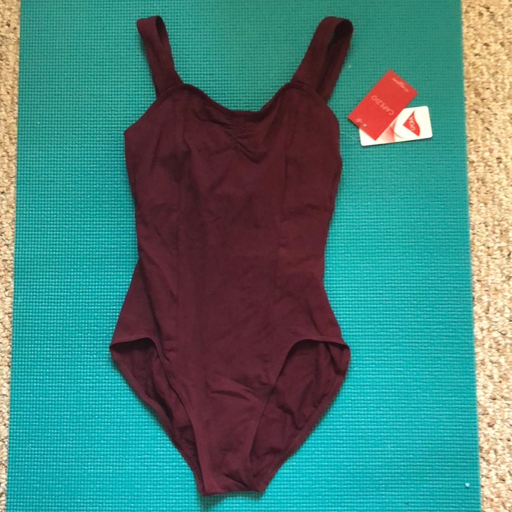 NWT Capezio Princess Tank Maroon Leotard